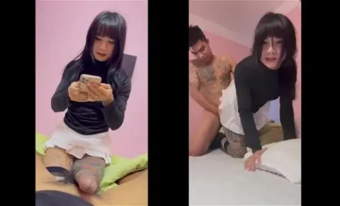 Thương đen Bắc Ninh tình một đêm với anh trai chim to